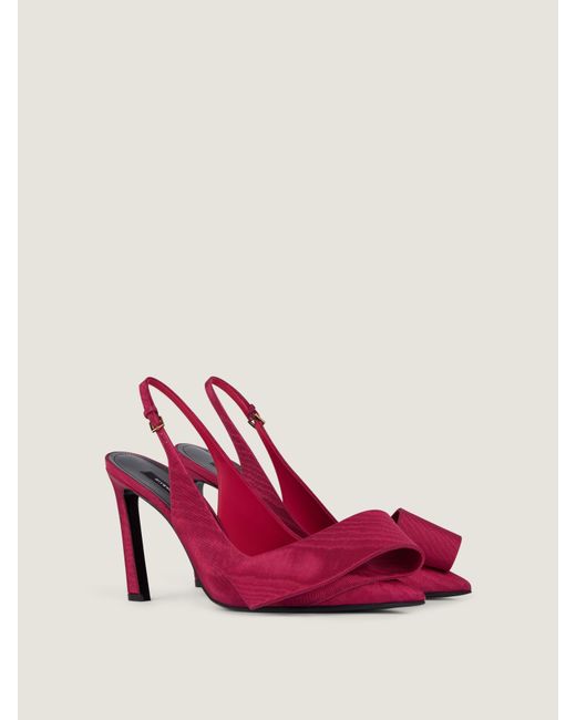 Givenchy Pink Twisted Ribbon Slingbacks Pumps