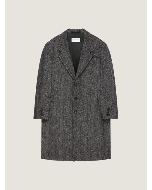 Givenchy Gray Tailored Coat for men