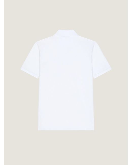Givenchy White Short Sleeve Polo for men