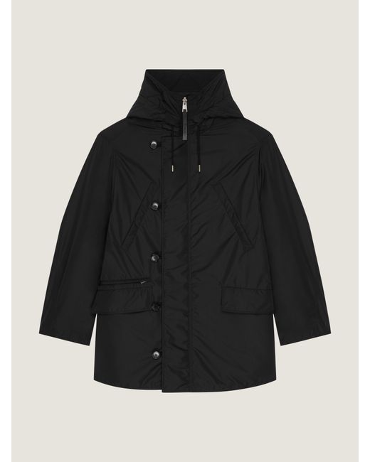 Givenchy Black Couture Seam Parka for men