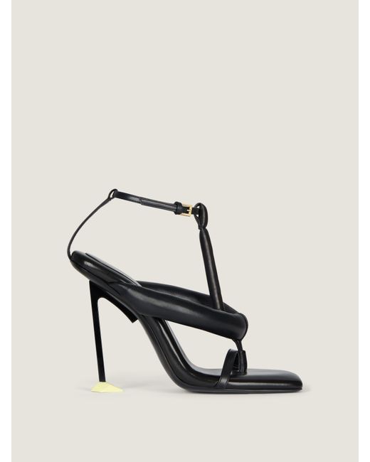 Givenchy Natural Boudoir Bicolor Heeled Thongs