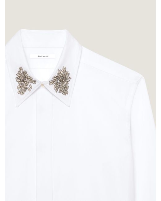 Givenchy White Slim Shirt for men