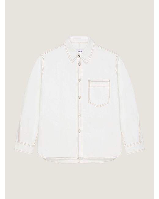 Givenchy White Cotton Overshirt for men
