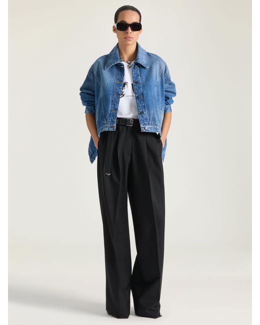 Givenchy Blue Trapeze Jacket
