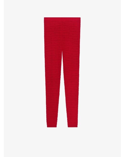 Givenchy Red Leggings