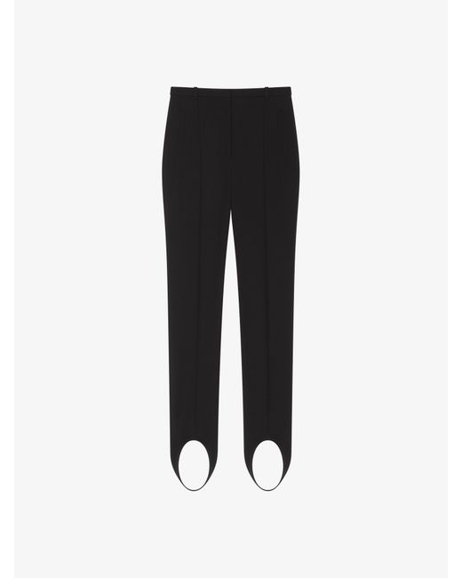 Pantalon fuseau en sergé Givenchy en coloris Black