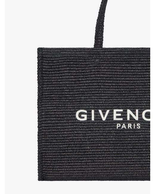 G-Tote media in rafia di Givenchy in Black