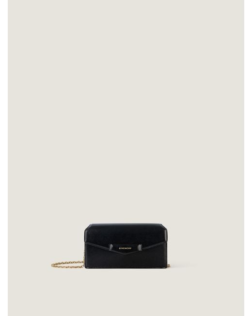 Givenchy White Antigona Wallet On Chain