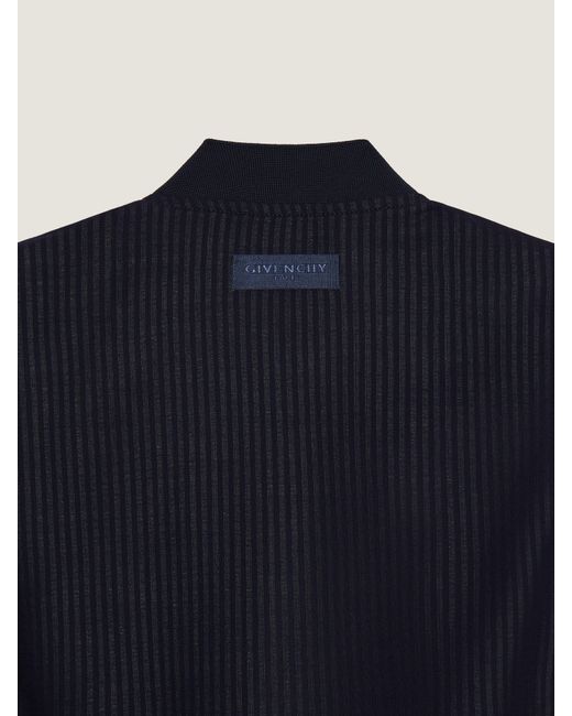 Givenchy Blue Striped Blouson for men