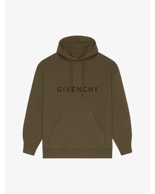 Givenchy Green Archetype Slim Fit Hoodie for men