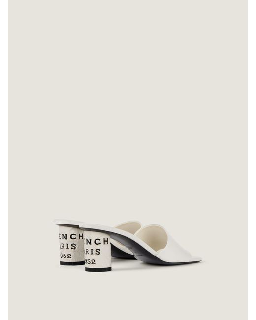 Givenchy Natural Tape Heeled Mules