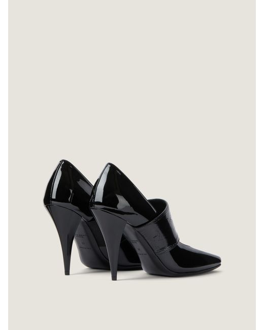 Givenchy Black Sliced Square Tape Pumps