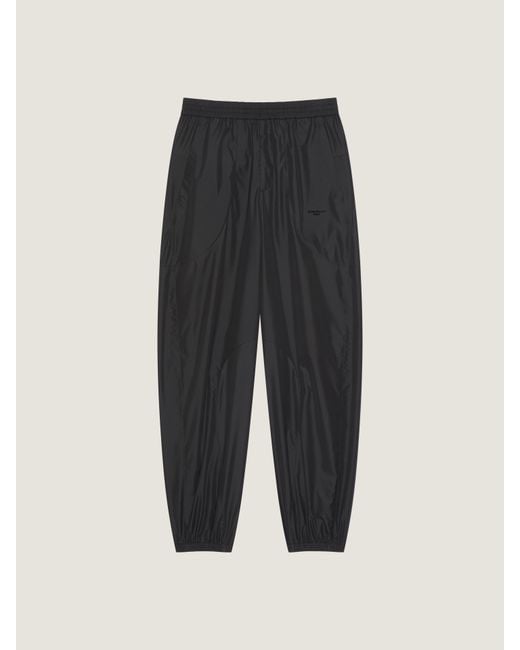 Givenchy Black Couture Seam Joggers With Mix Material Cut-Outs for men