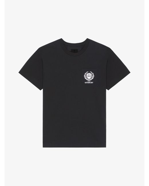 Givenchy Black Crest T-Shirt for men