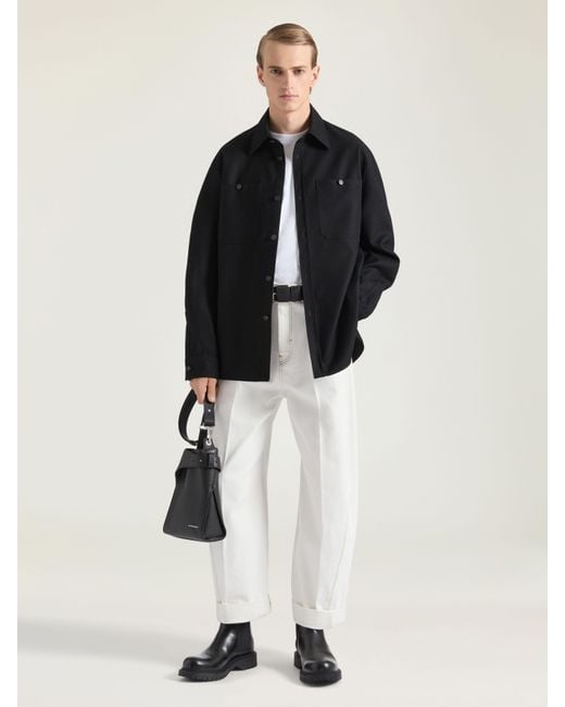 Givenchy Black Couture Seam Overshirt for men
