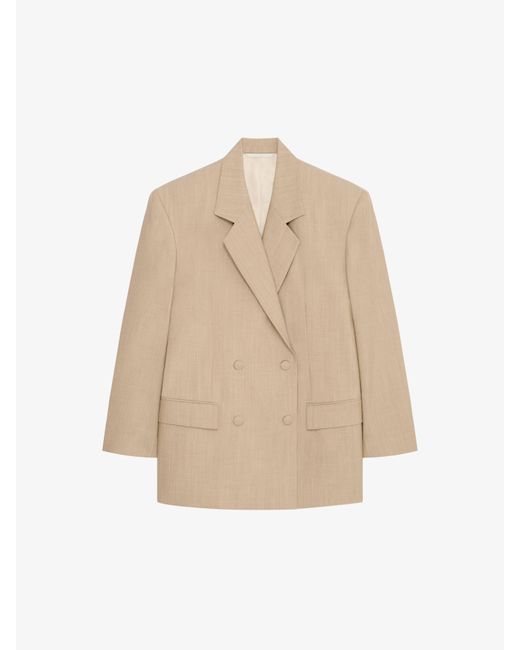 Givenchy Natural Double Breasted Jacket