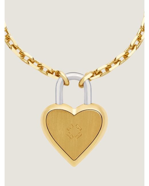 Bracciale Heart Lock mini in metallo di Givenchy in Metallic