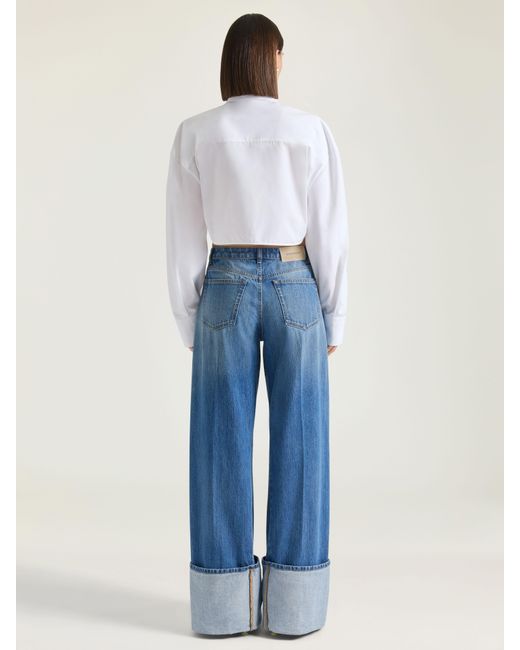 Givenchy Blue Medium Turn-Up Jeans