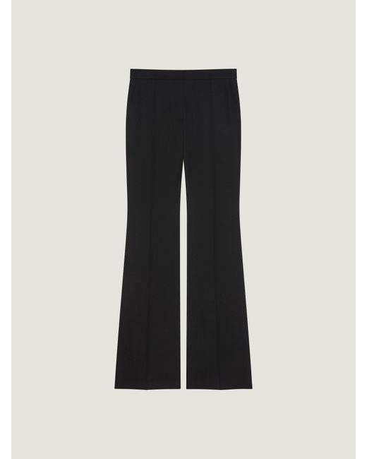 Givenchy Black Bootcut Tailored Pants