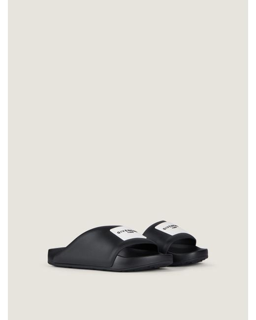 Givenchy White Label Slide Mules
