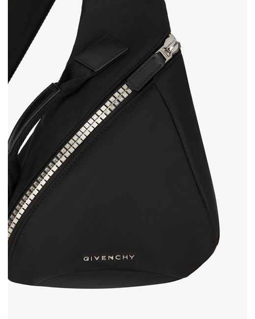 Sac G-Zip Triangle petit modèle en nylon Givenchy pour homme en coloris Black