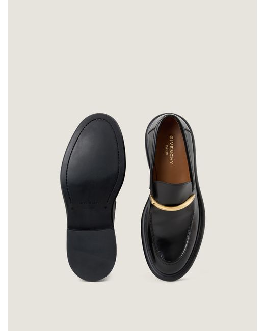 Givenchy White Pinch Loafers