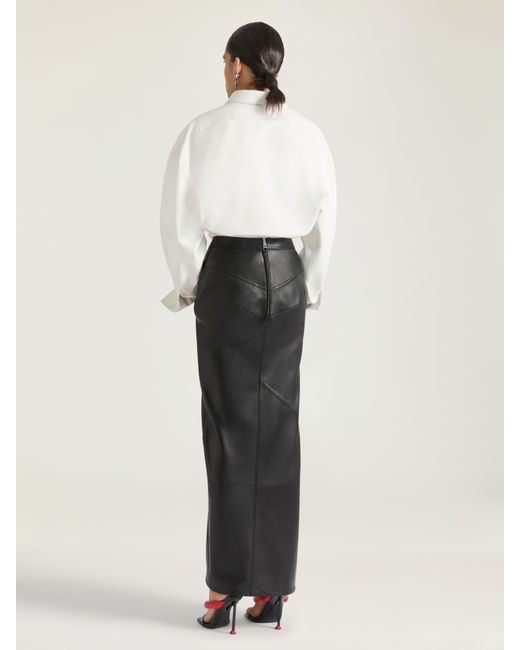 Givenchy Black Long Wrapped Skirt