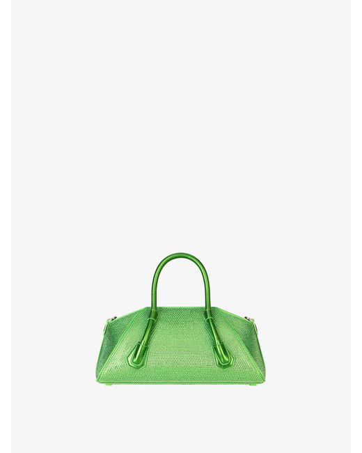 Givenchy Green Mini Antigona Stretch Bag