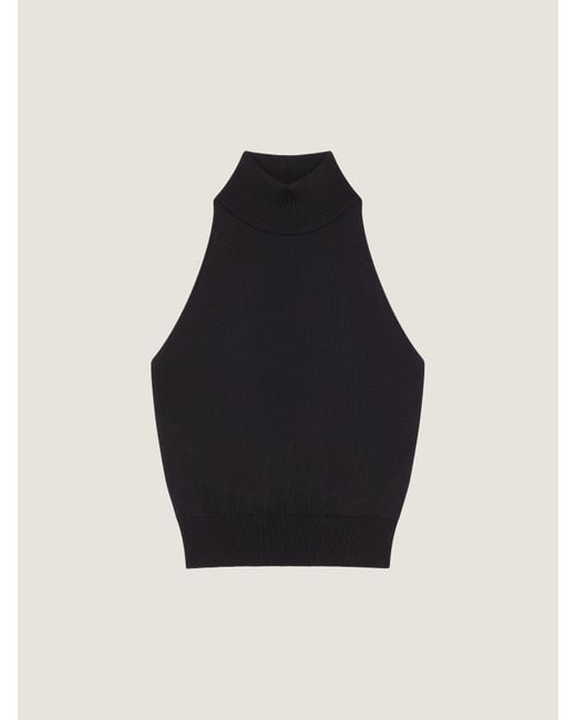 Givenchy Blue Halterneck Top