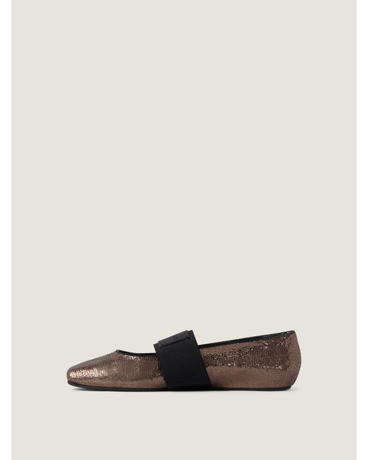 Givenchy Natural Sliced Square Ballerinas
