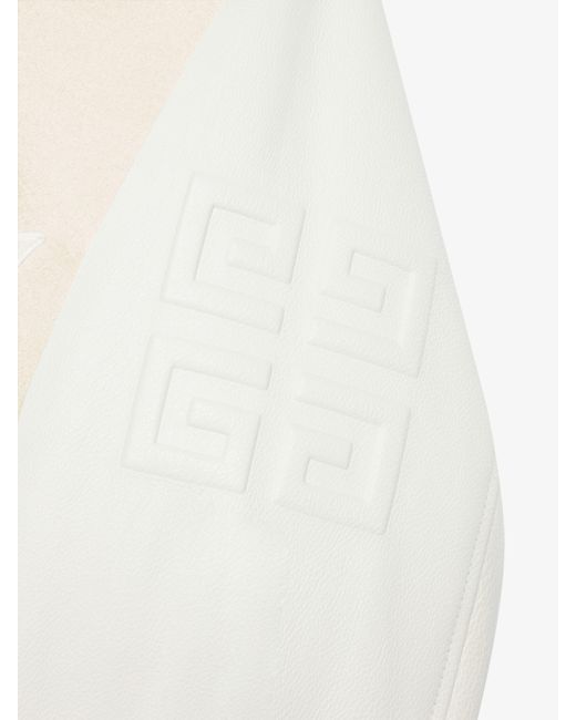 Givenchy White Cropped Varsity Jacket