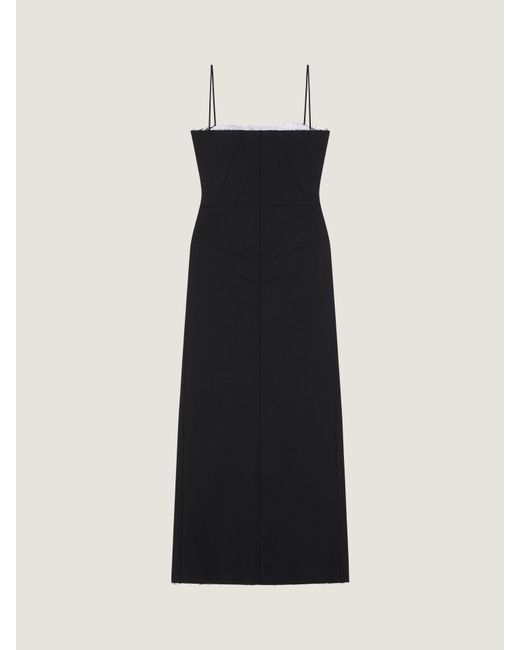 Givenchy White Sliced Long Wrapped Dress