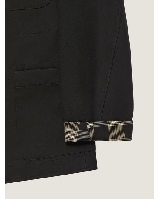 Givenchy Black Single-Breasted Deconstructed Jacket for men