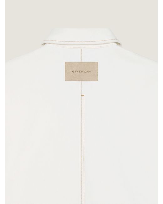 Givenchy White Cotton Overshirt for men