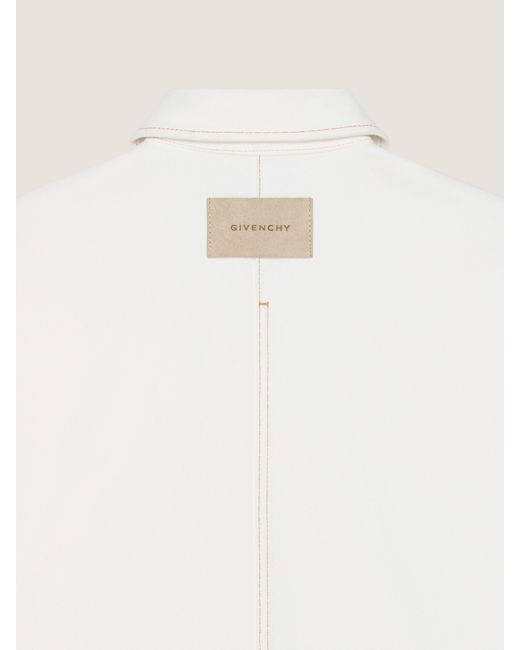 Givenchy White Cotton Overshirt for men