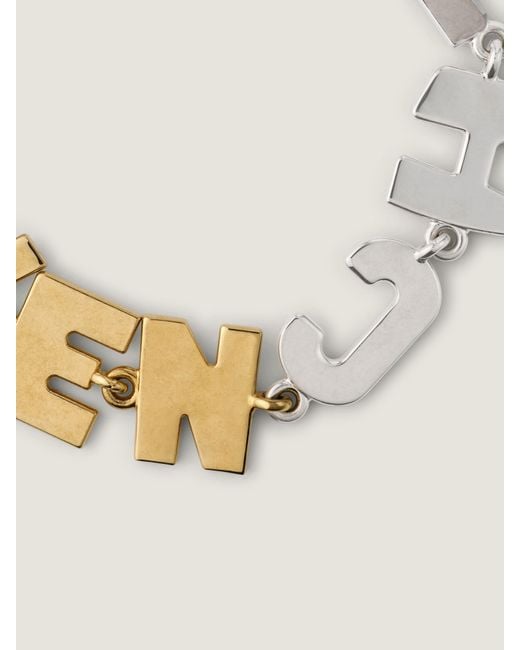 Givenchy White Letters Bracelet