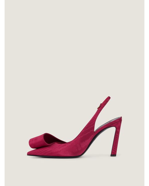 Givenchy Pink Twisted Ribbon Slingbacks Pumps
