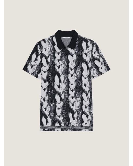 Polo en jacquard Hair Givenchy pour homme en coloris Black