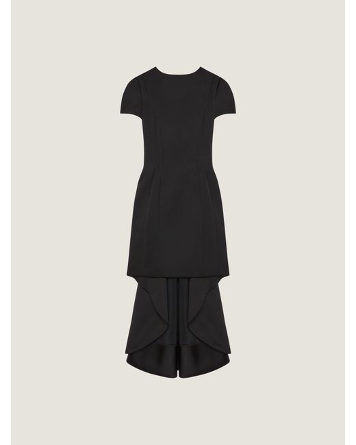 Givenchy Black Asymmetric Maxi Dress