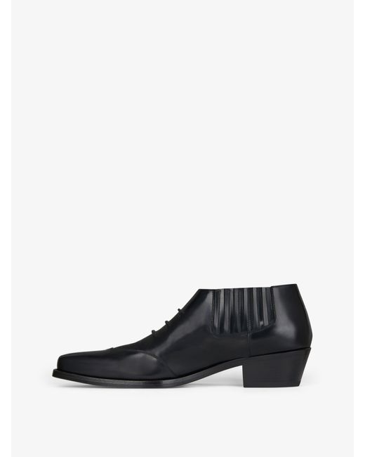 Givenchy White Show Cowboy Ankle Boots for men