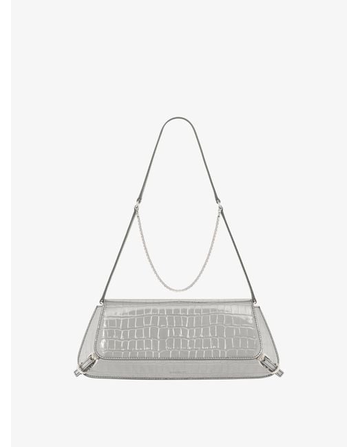Givenchy White Voyou Clutch Bag