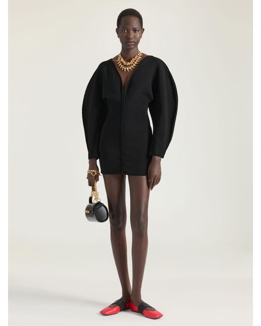 Givenchy Red Sliced Square Ballerinas