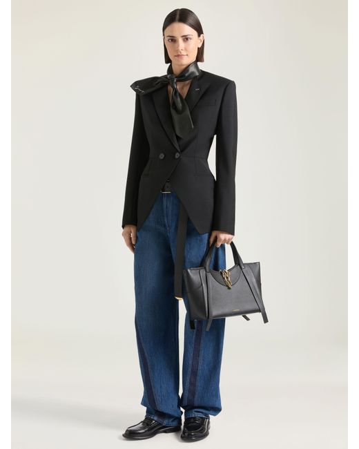 Givenchy Black Slashed Double-Breasted Jacket