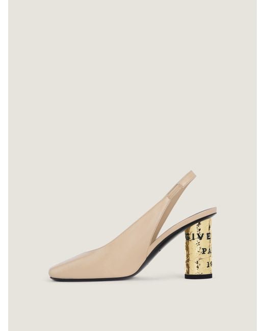 Givenchy Natural Tape Slingbacks