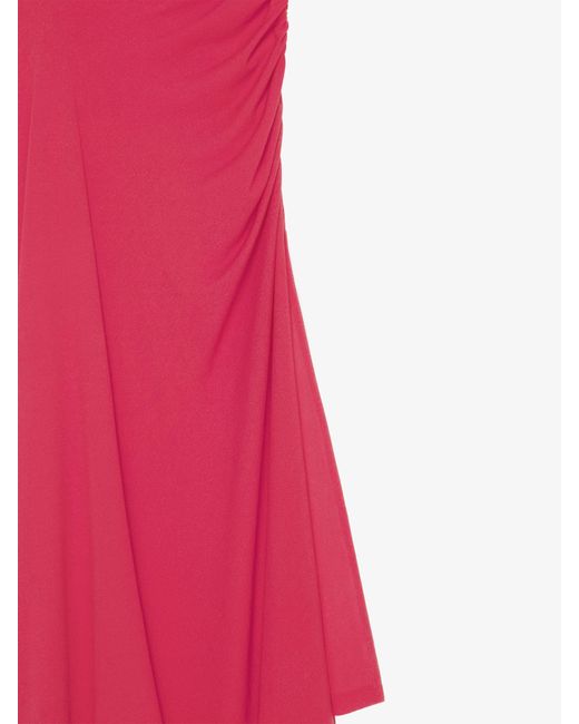 Givenchy Pink Asymmetric Draped Dress