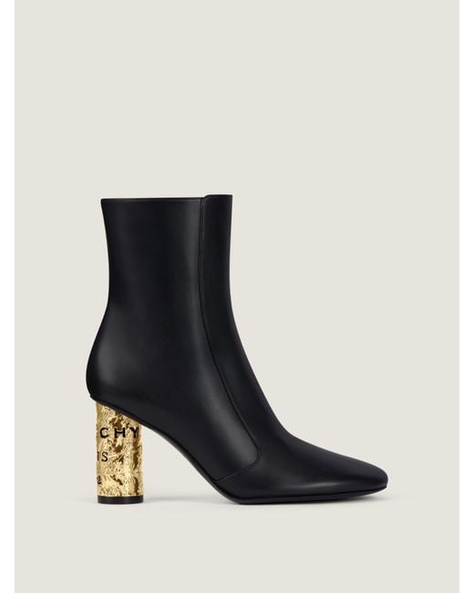 Givenchy Black Tape Ankle Boots