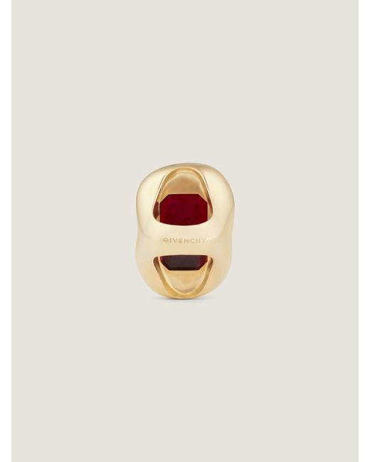 Givenchy Natural Sculptural Crystal Ring