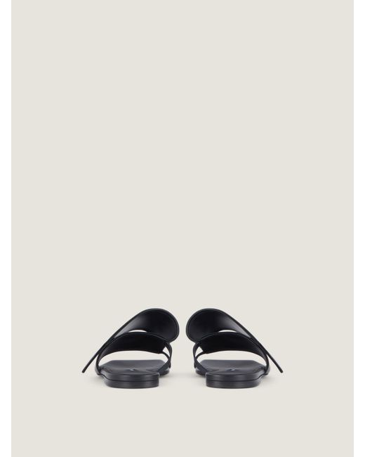Givenchy Multicolor Sliced Square Flat Sandals
