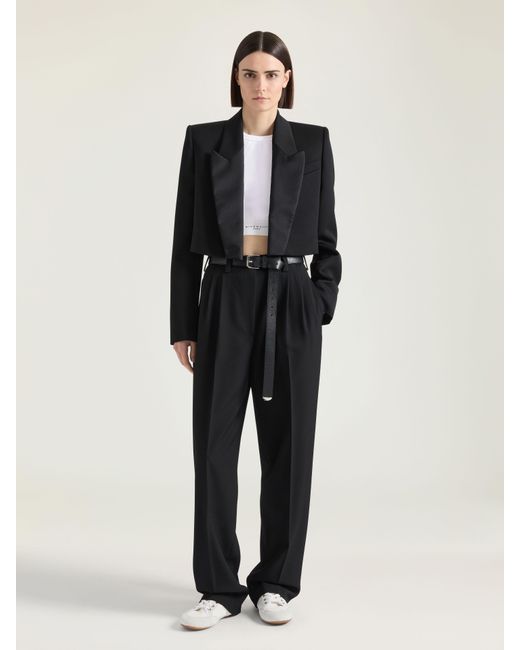 Givenchy Black Double Pleat Pants