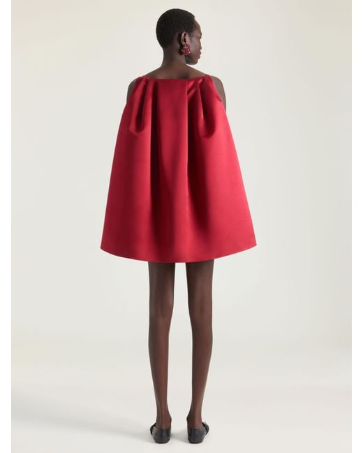 Givenchy Red Sliced Mini Dress